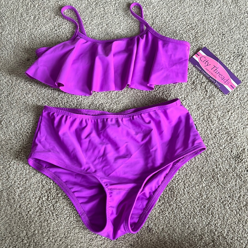 city threads, kids 14, purple